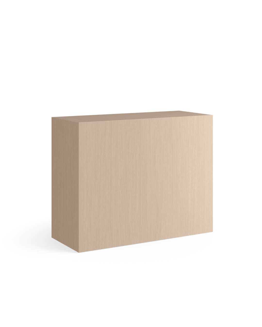 Welcome Oak - Reception desk with oak pattern